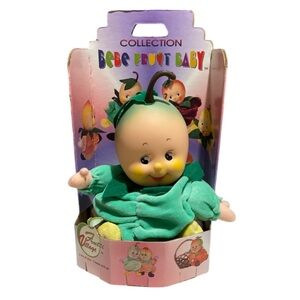 Vintage Frutti Village Bebe Fruit Baby Doll plus Pearlla Pear 8.5" 22cm New